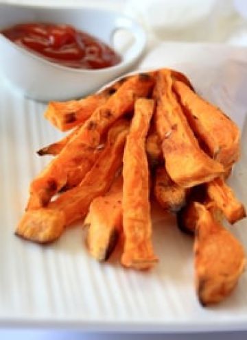 Frites de patates douce épicées Frites de patates douce épicées