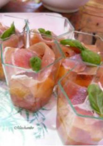 Concassée de tomates et melon Concassée de tomates et melon