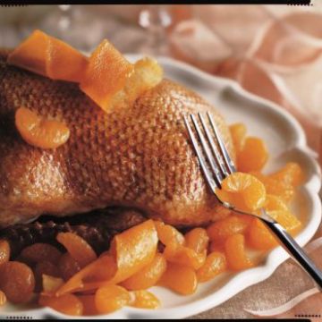 Canard fermier rôti aux clémentines Canard fermier rôti aux clémentines