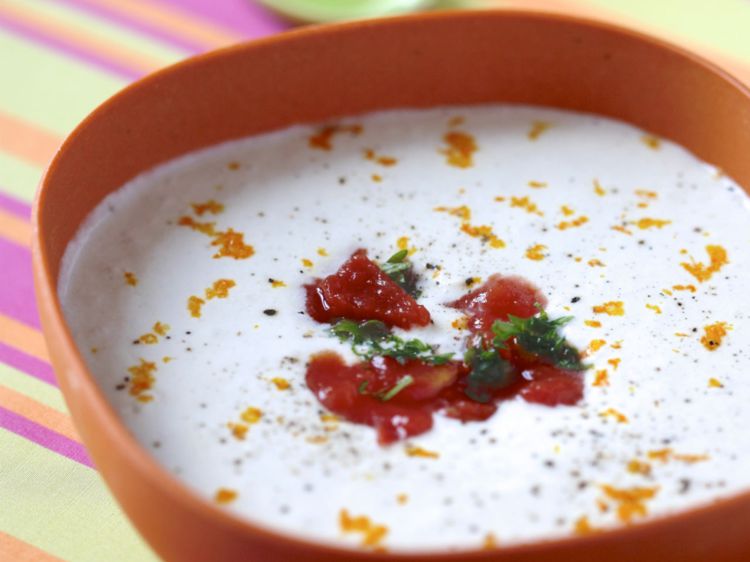 Velouté frais de cœurs de palmier Velouté frais de cœurs de palmier