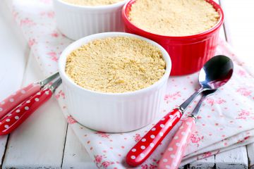 Mini crumble aux poireaux et mascarpone Mini crumble aux poireaux et mascarpone