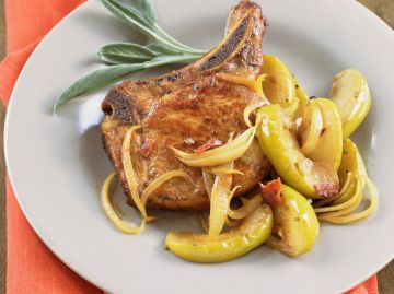 Côtes de porc aux pommes Côtes de porc aux pommes