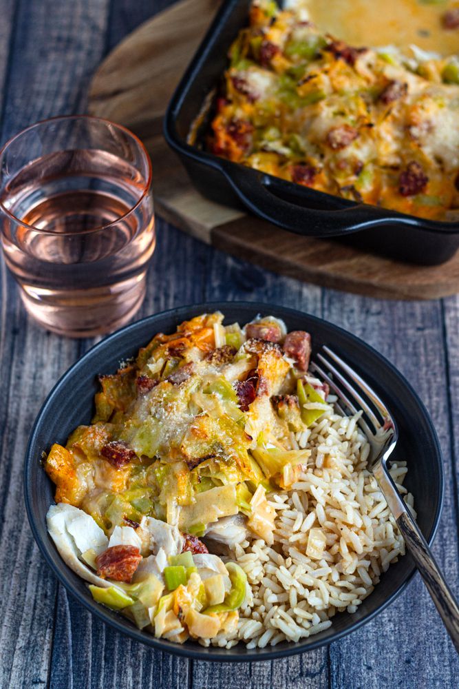 Gratin de cabillaud aux poireaux et chorizo Gratin de cabillaud aux poireaux et chorizo