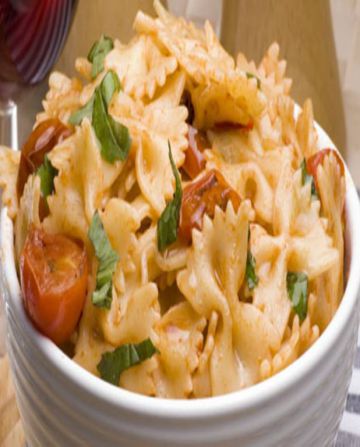 Farfalles aux tomates cerises Farfalles aux tomates cerises