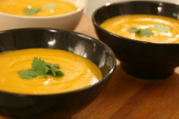 Velouté carottes coco coriandre Velouté carottes coco coriandre