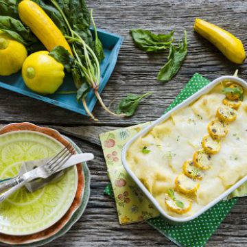 Lasagnes de courgettes au saumon frais Lasagnes de courgettes au saumon frais