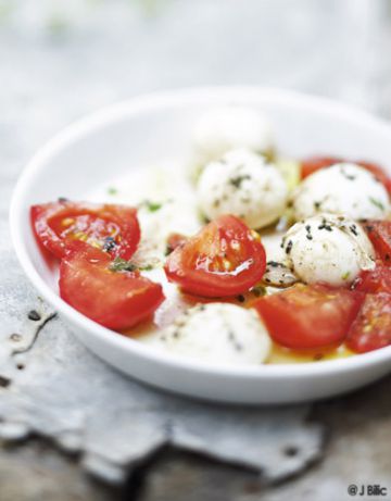 Salade de tomates mozza Salade de tomates mozza