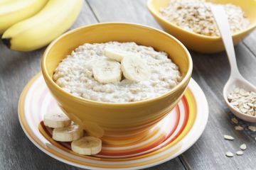 Porridge crémeux à la banane