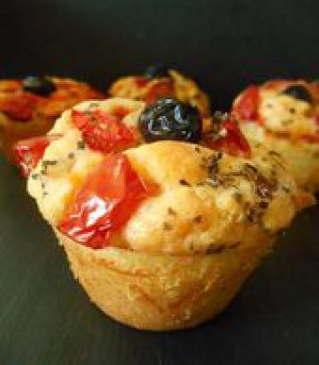 Muffins façon pizza Muffins façon pizza