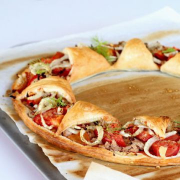Couronne fenouil - tomates et thon Couronne fenouil - tomates et thon