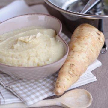 Purée de panais aux noix Purée de panais aux noix