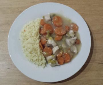 Variante de blanquette de dinde version WW Variante de blanquette de dinde version WW