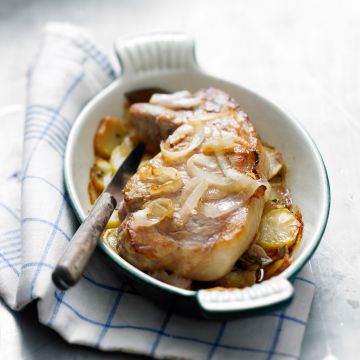 Côtes de porc boulangère Côtes de porc boulangère