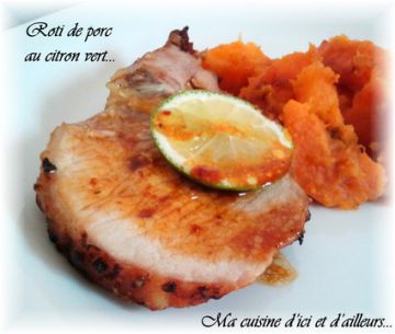 Rôti de porc au citron vert Rôti de porc au citron vert