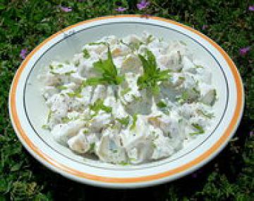 Salade de pommes de terre à la menthe Salade de pommes de terre à la menthe
