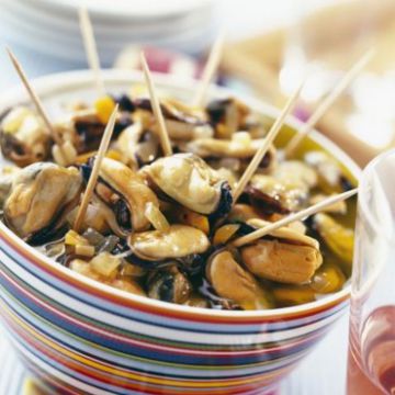 Moules à l'escabèche Moules à l'escabèche