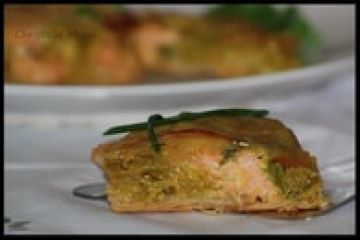 Croustillant de saumon et poireaux au curry Croustillant de saumon et poireaux au curry