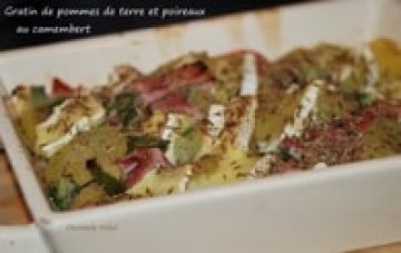 Gratin de pommes de terre et poireaux au camembert Gratin de pommes de terre et poireaux au camembert