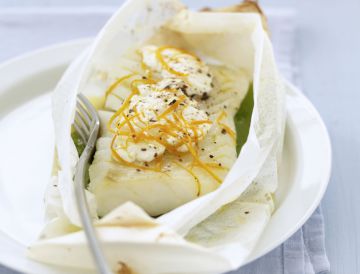 Papillotes de cabillaud au Carré Frais