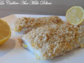 Poisson au crumble citronné Poisson au crumble citronné