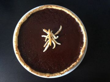 Tarte au chocolat fondant