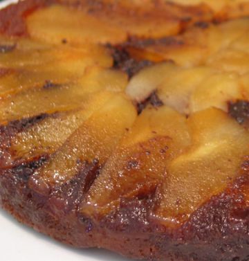 Gateau renversé poires-chocolat Gateau renversé poires-chocolat