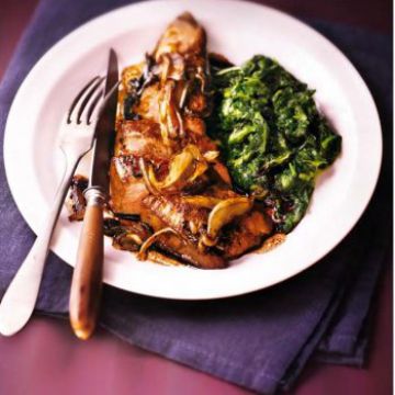 Foie de veau à la florentine Foie de veau à la florentine