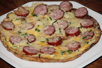 omelette parmentière à la saucisse omelette parmentière à la saucisse