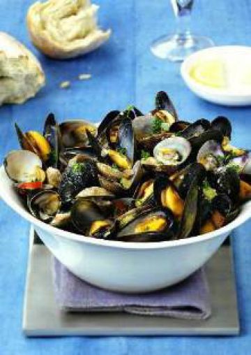 Moules et palourdes marinières Moules et palourdes marinières