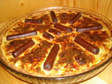 Tarte aux courgettes et saucisses Tarte aux courgettes et saucisses