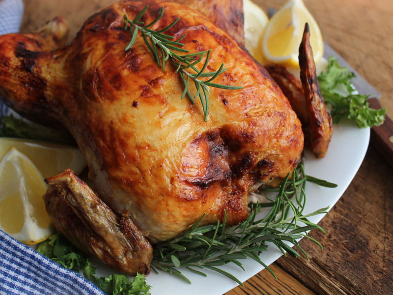 Poulet rôti au four Poulet rôti au four