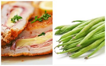 Cordon bleu et haricots verts Cordon bleu et haricots verts