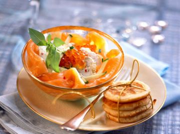 Salade de saumon au chèvre frais Salade de saumon au chèvre frais