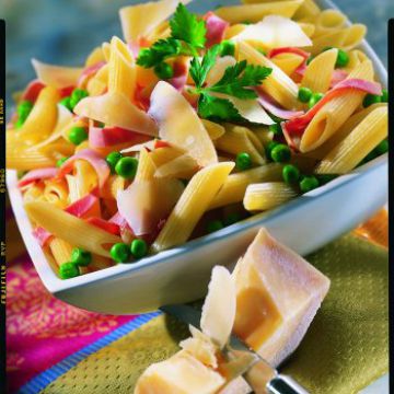 Penne au jambon blanc alla claudia Penne au jambon blanc alla claudia