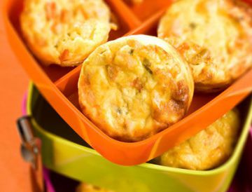 Petits flans de légumes au saumon et au comté Petits flans de légumes au saumon et au comté