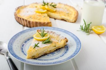 Tarte au citron à l’huile essentielle de thym