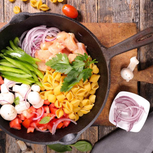 One pot pasta poulet champignons au Cookeo One pot pasta poulet champignons au Cookeo