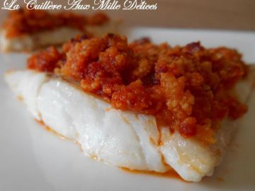 Poisson en crumble de chorizo Poisson en crumble de chorizo