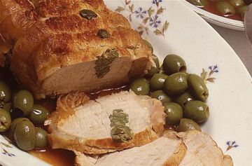 Rôti de veau aux olives Rôti de veau aux olives