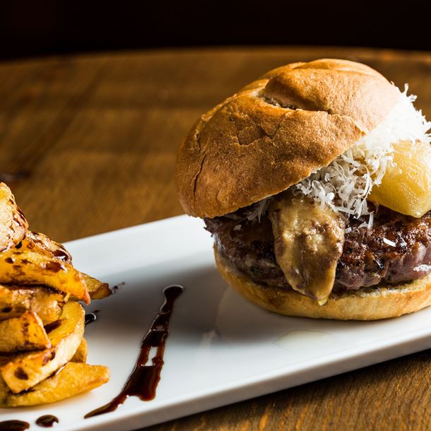 Burger au foie gras Burger au foie gras