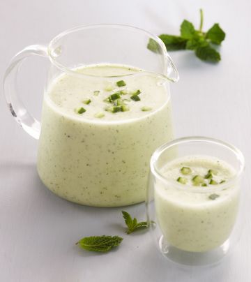 Soupe froide au concombre - Thermomix Soupe froide au concombre - Thermomix