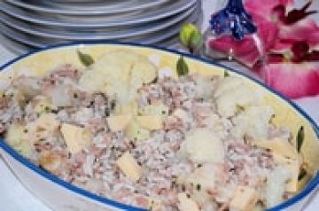 Salade mêlée au riz Salade mêlée au riz