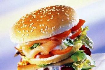 Burger au saumon Burger au saumon