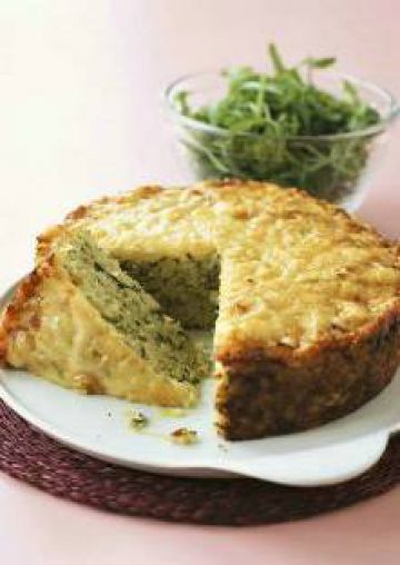 Tourte de riz aux courgettes Tourte de riz aux courgettes