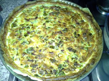 Tarte aux poireaux et aux lardons Tarte aux poireaux et aux lardons