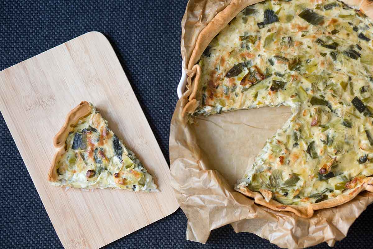 Quiche fondante aux poireaux, recette Quiche fondante aux poireaux, recette