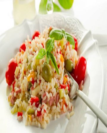 Salade riz et jambon Salade riz et jambon
