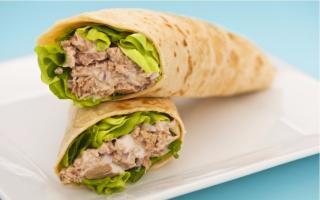wrap au thon wrap au thon