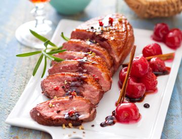 Magret aux cerises Magret aux cerises