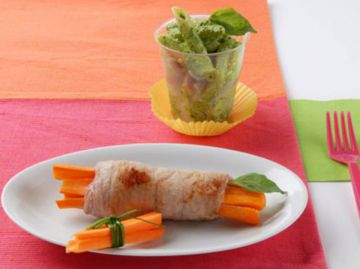 Roulade de veau à la carotte Roulade de veau à la carotte